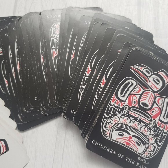 Artist Bill Reid Northwest Native American Totem Raven Playing Cards - Picture 6 of 8